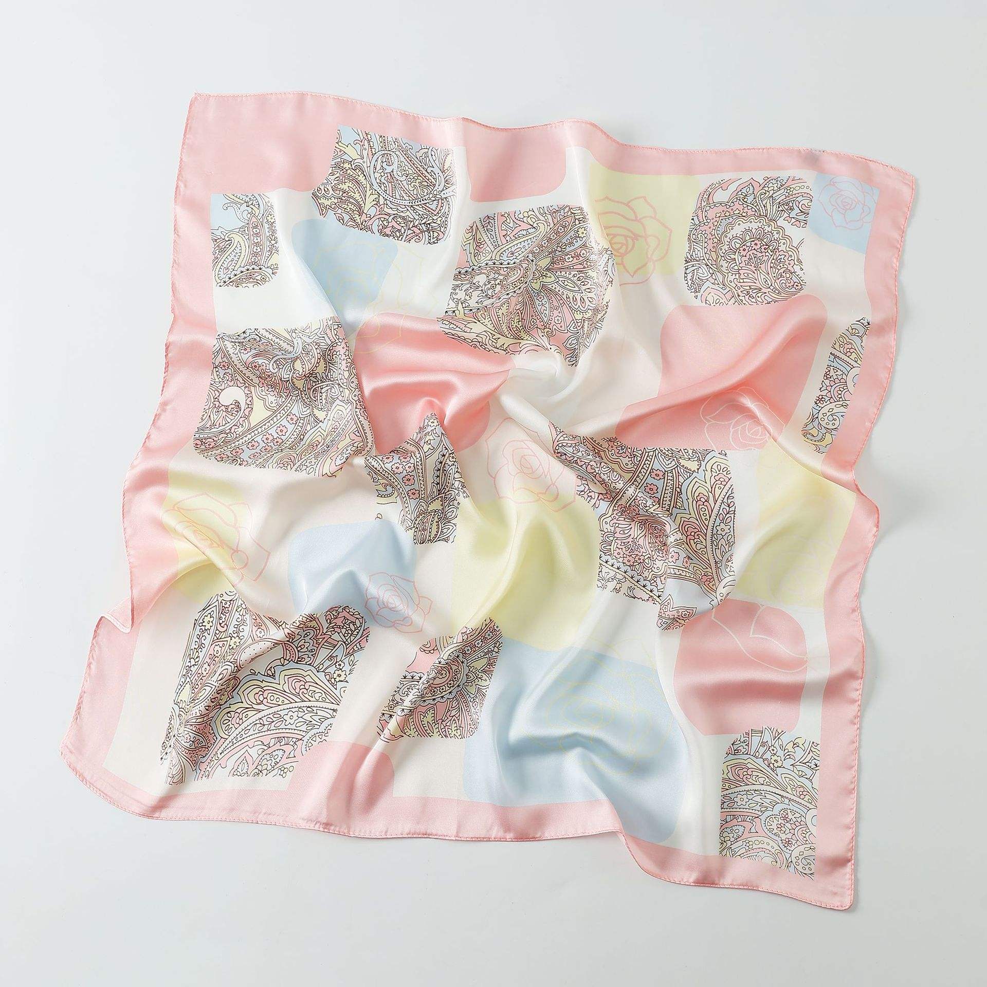 Rose tendre - 70*70cm