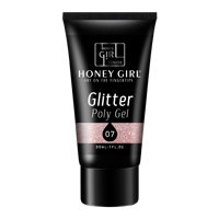 HONEY GIRL Gel acrylique professionnel pour extension d'ongles, couleur pailletée, polygel, séchage rapide, à retirer par trempage
