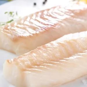 优质天然阿拉斯加高蛋白低脂冷冻鱼冷冻海鲜无皮鳕鱼份装无化学物质10*1磅出口 - Product Image 2