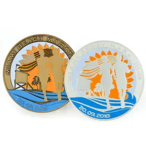 Medaglia all'ingrosso stampa in bianco Design personalizzato maratona in metallo in esecuzione premio sportivo medaglia dei campioni