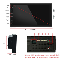 Panel March Expo Double Din Android Navigasi Gps 7/9/10 Inci Dashboard Radio Video Stereo Mobil Player untuk Toyota Corolla
