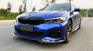3 Piezas de Labio Delantero Estilo MP para <span class=keywords><strong>BMW</strong></span> Serie 3 G20 2019 en Adelante, Labio Delantero de Fibra de Carbono para Parachoques de <span class=keywords><strong>BMW</strong></span> - Product Image 5