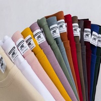 Camiseta Personalizada para Hombre de 280G, 100% Algodón, Talla Grande, Camiseta Informal de Algodón para Hombre con Logotipo Personalizado, Unisex