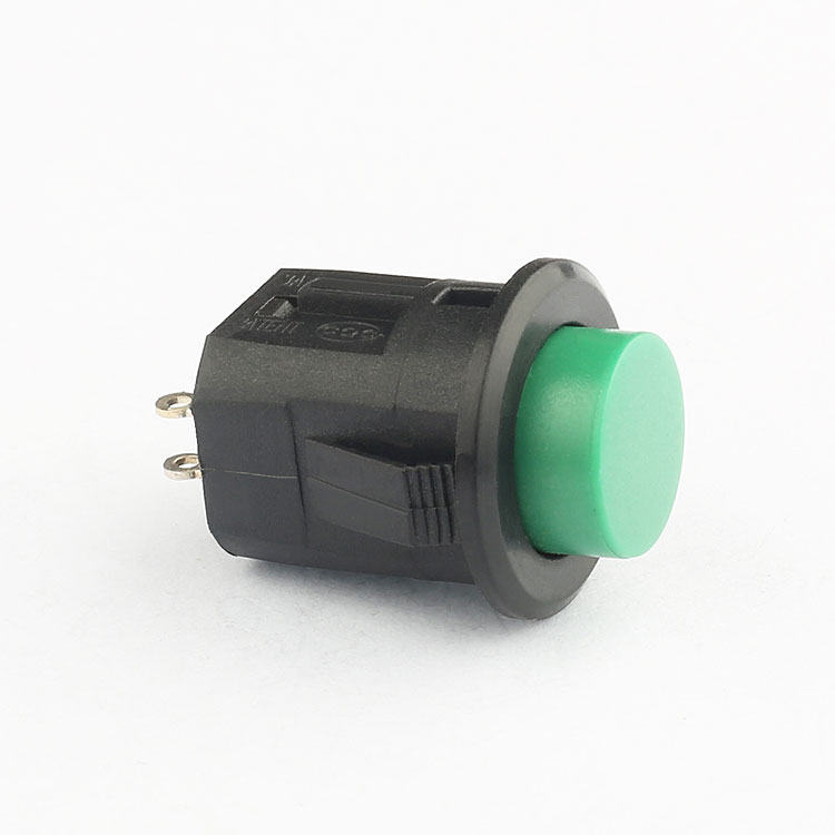 16mm push button switch 2p 3A 250V AC spdt switch push button momentary push button switch for baby strollers