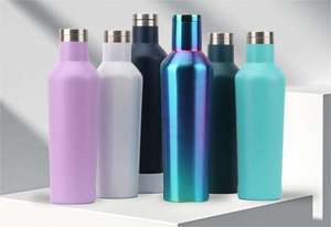 Botella de Agua de Acero Inoxidable de Doble Pared al por Mayor, Precio de Fábrica, con Revestimiento Cerámico para Deportes al Aire Libre y Camping, Bebida Directa - Product Image 3