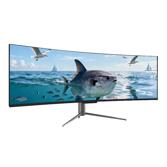 Ultra Wide Screen 49 Inch 5k 120hz High Rates Curved Gaming Monitor for PC Display