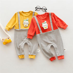 Vêtements de déguisement de crevettes pour tout-petits garçons, bavoir en silicone souple, combinaison pour bébé, provenant de la vente en gros de vêtements en vrac - Product Image 2