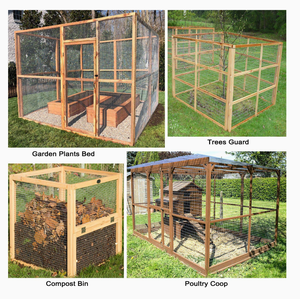 19-เกจสีดำไวนิลฮาร์ดแวร์เคลือบผ้า1/2ใน. X 3ฟุต X 50ฟุตวัสดุเหล็กม้วนตาข่ายรั้วลวดเชื่อม - Product Image 6