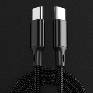 Cable de Datos USB Tipo C a Tipo C de 60W con Carga Rápida y Trenzado para Teléfono Móvil, Tableta y Computadora - Product Image 2