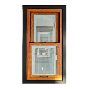 Fenêtres de balcon en bois à double suspension, vertical, remplacement, 1 pièce