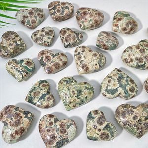 Cristal de Ágata Verde Natural al por Mayor, Artesanía de Cristal Curativo, Corazón de Cristal para Decoración del Hogar - Product Image 4