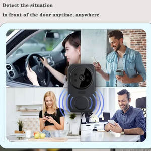 กริ่งประตูบ้านอัจฉริยะ WIFI พร้อมกล้อง, แอป Tuya ulooka - Product Image 2