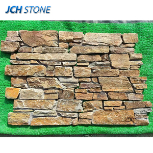 Placage naturel <span class=keywords><strong>de</strong></span> haute qualité <span class=keywords><strong>de</strong></span> <span class=keywords><strong>pierre</strong></span> <span class=keywords><strong>de</strong></span> quartzite <span class=keywords><strong>de</strong></span> couleur <span class=keywords><strong>de</strong></span> rouille pour la décoration <span class=keywords><strong>de</strong></span> mur - Product Image 3