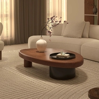 Table basse en bois massif, table à thé, salon, maison, forme spéciale, nouvelle table basse simple