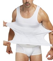 Débardeur de compression pour homme, gaine amincissante et sculptante, gilet de maintien abdominal, sous-vêtement pour l'entraînement et le quotidien