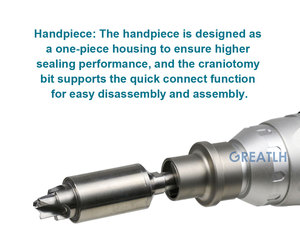 مجموعة أدوات حفر العظام عالية الجودة، مثقاب كهربائي للجمجمة - Product Image 5