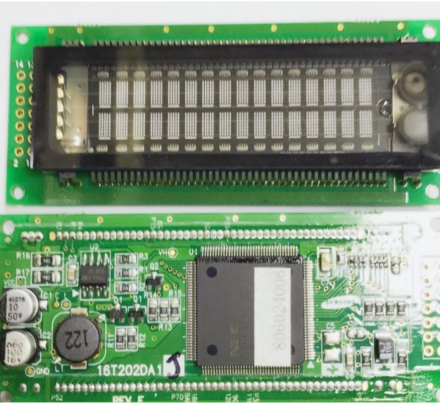 Original new VFD modle 16T202DA1J VFD screen
