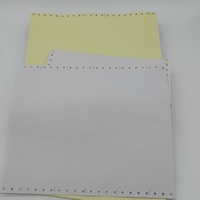 Rollo de Papel Continuo NCR Personalizado OEM, Juego de 2/3/4 Partes, Multicolor Azul, Formularios para Impresora de Facturas, Marca Huabao