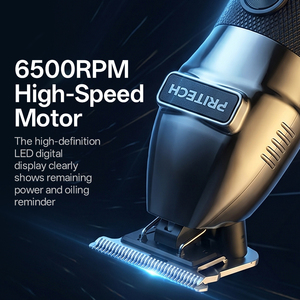 <span class=keywords><strong>Tondeuse</strong></span> à cheveux PRITECH <span class=keywords><strong>professionnelle</strong></span> sans fil, corps en aluminium, lame en céramique, autonomie de 4h, kit de toilettage de la <span class=keywords><strong>barbe</strong></span> rechargeable - Product Image 4
