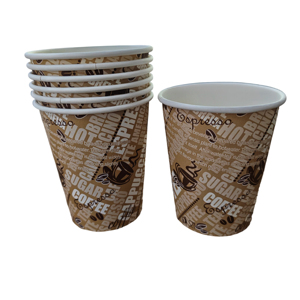 Gobelets à café en carton personnalisés à bas prix, 6 oz, gobelets à café jetables en papier avec couvercle, gobelets pour boissons chaudes, bubble tea - Product Image 3