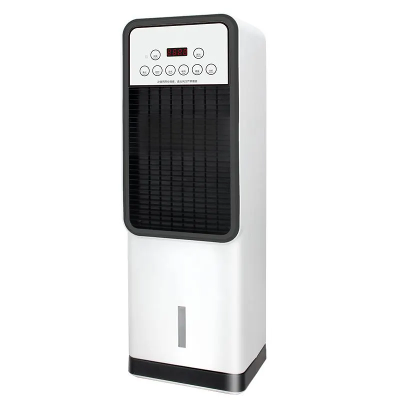 Aangepaste Abs Afstandsbediening Touch Cnc Display Vloer Draagbare Verwarming En Koeling Airconditioner Ventilator