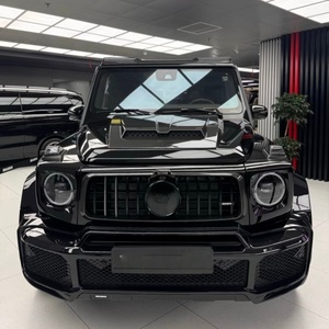 Pour Mercedes Classe <span class=keywords><strong>G</strong></span> W464 G63 <span class=keywords><strong>Brabus</strong></span> - G800 : Capot en carbone sec, lampe de toit, becquet arrière, cache-roue de secours, pièces de mise à niveau extérieures - Product Image 5