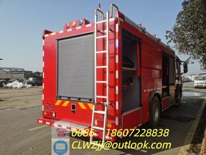 Camión de Bomberos Howo Nuevo con Tanque de Espuma de 8000 Litros, 4x2, con Bomba y Extintor Aéreo para Rescate - Product Image 3