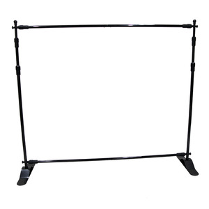 <span class=keywords><strong>ADMAX</strong></span> TE-15LF Soporte de pie de aluminio negro de 8x8' para pancartas tipo 'step and repeat' con fondo de gran formato - Product Image 3