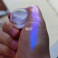 2024 nouvelle perle blanche Aurora caméléon Pigment fard à paupières étincelant lâche Pigments de fard à paupières