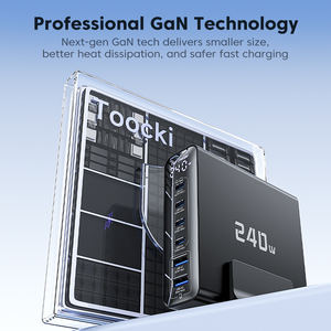 Estación de Carga de Alta Potencia Toocki, Salida Total de 240W, 4 USB-C + 2 USB-A, Protección Inteligente de Energía para el <span class=keywords><strong>Hogar</strong></span> y la Oficina - Product Image 4