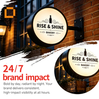 Boîtes lumineuses publicitaires LED, lettres en relief éclairées par l'avant, enseigne pour magasin de proximité, supermarché, devanture de magasin, logo personnalisé