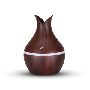 JCSY-066C เครื่องทำความชื้นแบบสองกลีบ 300 มล. ใช้พลังงานจากยูเอสบี ลายไม้สีอ่อน ใช้ในบ้านและสำนักงาน - Product Image 5