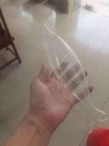 Hot Bán Pha Lê Thủy Tinh Cá Vàng Động Vật Thủ Công Hiện Đại Trang Trí Nội Thất Phụ Kiện Pha Lê Cá - Product Image 2