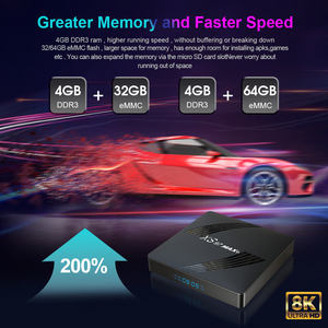 Décodeur populaire S905X4 XS97 MAX+ avec commande vocale, 4 Go + 32 Go, compatible <span class=keywords><strong>YouTube</strong></span>, prix usine - Product Image 6