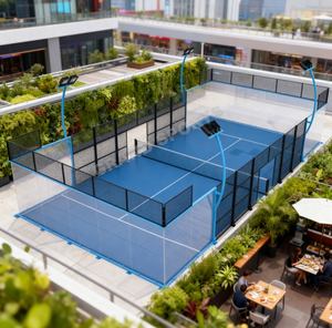 <span class=keywords><strong>Cancha</strong></span> de Pádel Panorámica de Diseño Nuevo 2026 en Diferentes Colores, Fabricante Profesional con Más de 11 Años de Experiencia - Product Image 5