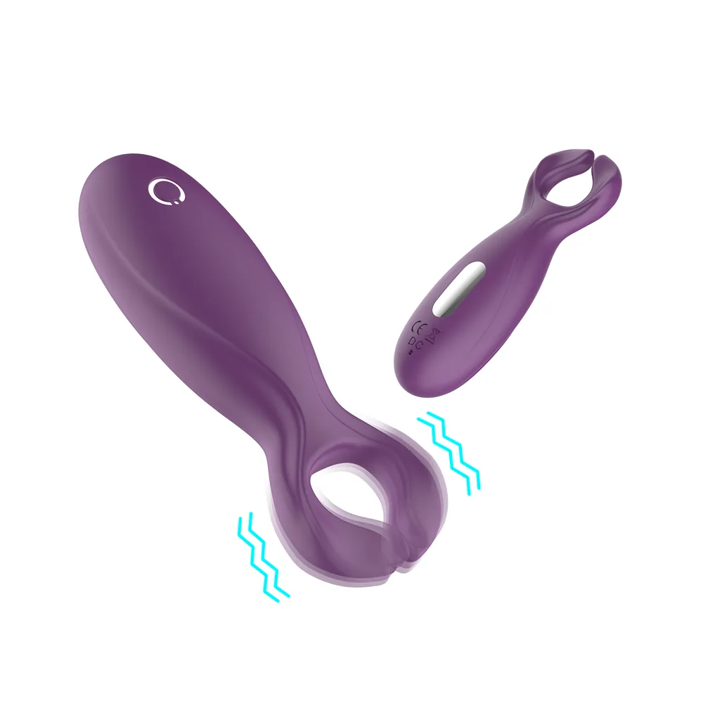 Vente de jouets sexuels 10 vitesses Vibrateur de serrage des seins Silicone Stimulation du clitoris Vagin Sein Jouets sexuels pour femmes Produits pour adultes