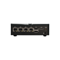 Logotipo gratis MikroTik Mini PC 4 Lan i226V Quad Core N100 computadora industrial 2 puertos COM compatible con ROS7 Mini PC 4 puertos 2,5G
