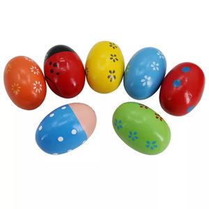 Vente en gros - Instruments de percussion Orff - Ensemble de shakers en bois colorés - Jouets éducatifs musicaux pour la petite enfance - Product Image 3