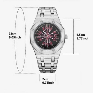 Người Đàn Ông Của Phong Cách Mới Thạch Anh Analog Xem Cho Người Đàn Ông Thể Thao Không Thấm Nước & Thời Trang Với Thép Không Gỉ Ban Nhạc Gốc Và Thân Cây Mô Hình Quay Số - Product Image 6