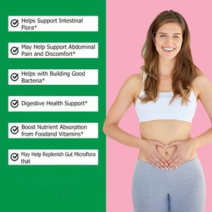 Capsules de probiotiques OEM ODM pour soutenir la santé intestinale avec complexe d'enzymes digestives, pilules pour l'équilibre de la flore intestinale - Product Image 6