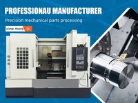 Tour CNC à lit incliné horizontal de haute qualité et robuste, modèle TCK63, simple, haute précision pour centre d'usinage