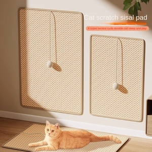 Emballage en carton moderne et écologique pour chat griffoir maison coussin en sisal protéger canapé anti-rayures griffe résistante à l'usure sans miettes - Product Image 1