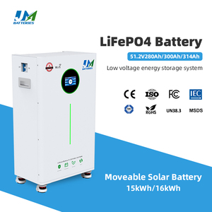 Baterías de iones de litio JM Grado A 51.2V 280Ah 300Ah 320Ah 16 <span class=keywords><strong>kWh</strong></span> 15 <span class=keywords><strong>kWh</strong></span>, almacenamiento de 8000 ciclos, stock en China, listas para enviar - Product Image 1