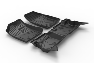 Tapetes 3D de TPE para Auto <span class=keywords><strong>Toyota</strong></span> Wigo 2015-2019 (Volante a la Izquierda), Impermeables, Antideslizantes, para Todo Clima - Product Image 2