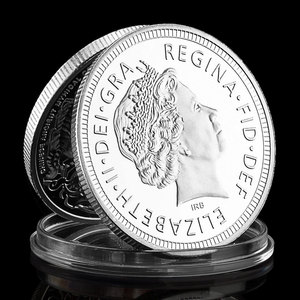 Pièces de monnaie commémoratives personnalisées avec impression de 4 légendaires besties : Dragon bleu, Phénix, Tigre blanc, Tortue noire – Collection de pièces de monnaie - Product Image 4