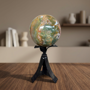 Sphère de jaspe licorne naturel, pièce unique, 6436g, cristal poli, décoration d'intérieur, vente en gros - Product Image 1