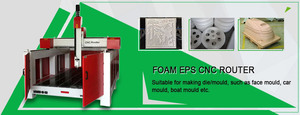 Router CNC de Poliestireno Expandido (EPS) de Gran Tamaño y Alta Calidad con Software Mach3 y NC Studio, Enfriamiento por Aire de <span class=keywords><strong>6kw</strong></span>, Eje Único, Fábrica China - Product Image 6