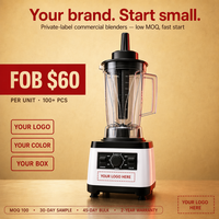 Groothandel 1050W Commerciële Blender voor Distributeurs -- Hoge Marge, Jaarlijks Kortingsprogramma, Merk MIXTEC