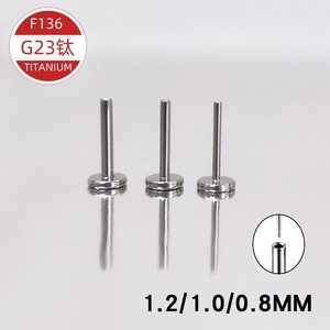 Barrette en alliage de titane F136, base plate G23, pour remplacement de bijoux de piercing - Product Image 2