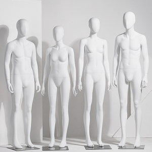 หุ่นโชว์แฟชั่นสำหรับสาววัยรุ่นผู้หญิงแบบเต็มตัวสีขาวผิวด้าน - Product Image 1